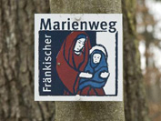 Wegzeichen Fränkischer Marienweg